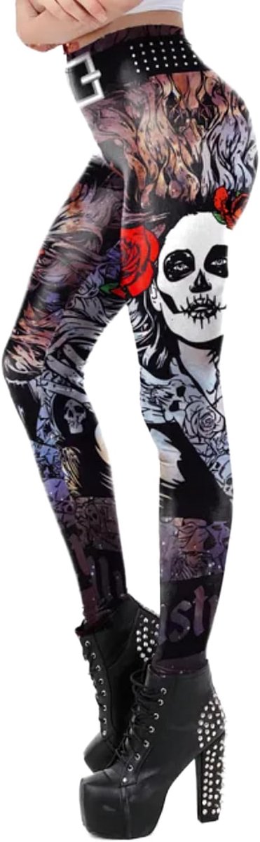 One Clothing - Dameslegging voor sport, fitness, outdoor en loungewear, super elastisch en met hoge tailleband voor kreukvrije, comfortabele pasvorm