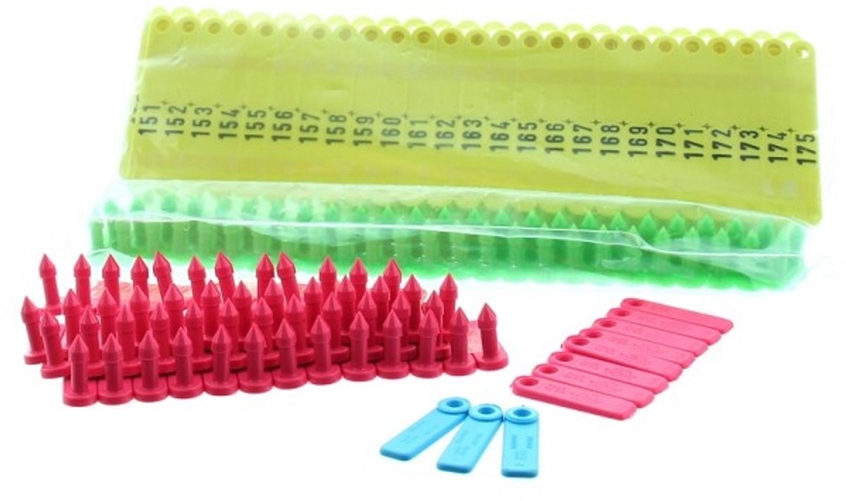 Rototag Oormerken twintag Geel nr. 1 - 50