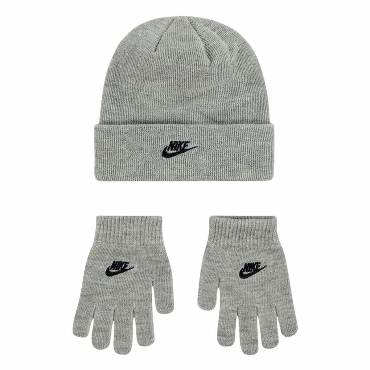 Muts en Wanten Nike Club Kinderen Grijs