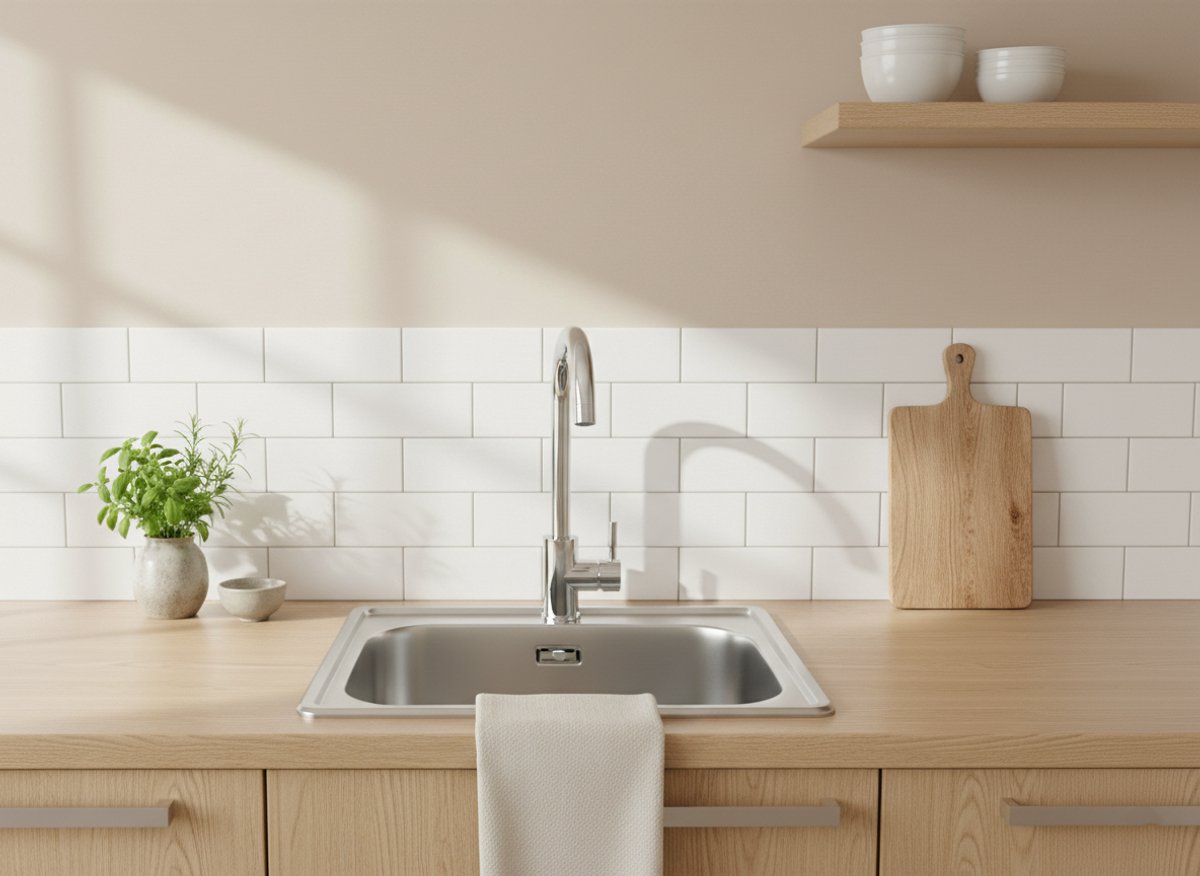 FAIZEE HOME RVS Spoelbak Keuken – Inbouwspoelbak Zilver – Diverse Maten en Modellen 48x48 cm Met kraan