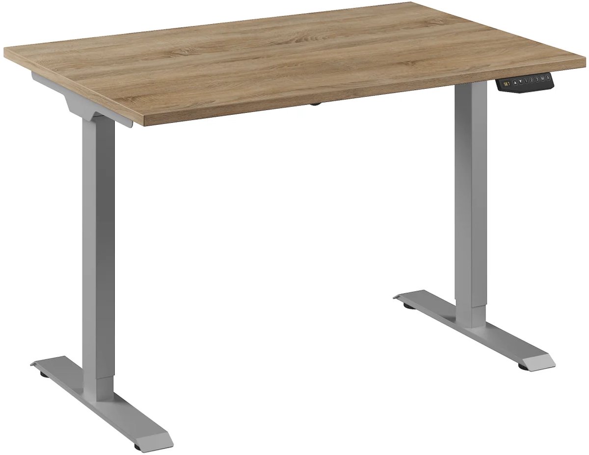 Bureau Adjust 1 Plus QA 120x80 Aluminium/Robson