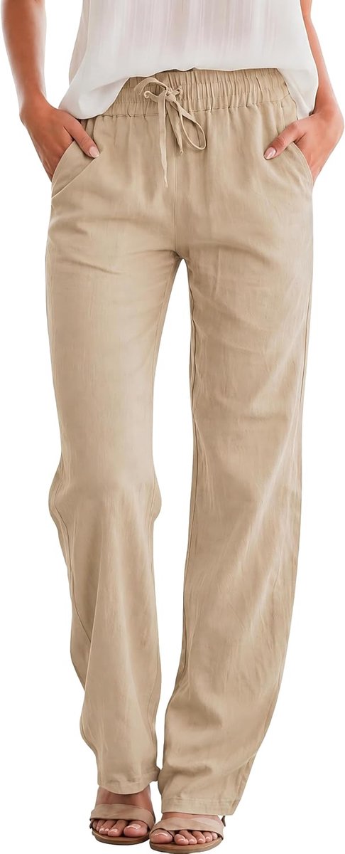 broek dames lichte zomerbroek vakantie mousseline broek dames