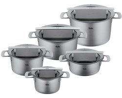 Fissler Phi Collection Pannenset 5 delig set met handig afgietsysteem