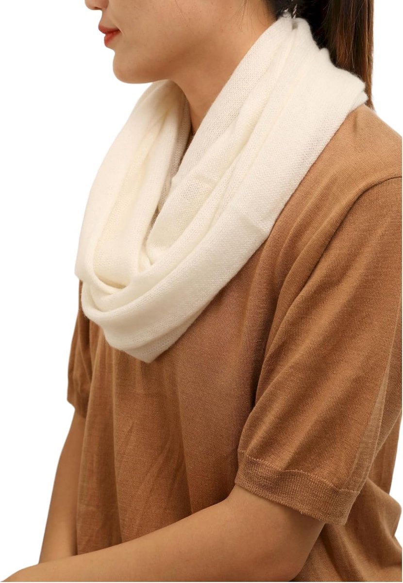 100% kasjmier wol unisex loop sjaal kasjmier ronde sjaal gebreide sjaal winter ronde halsdoek dames heren colsjaal