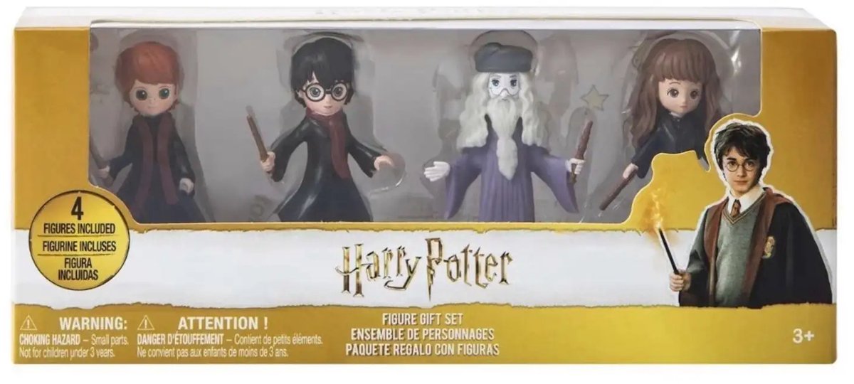 Harry Potter actiefiguren set 4 pack - 7 cm groot - Merchandise Film