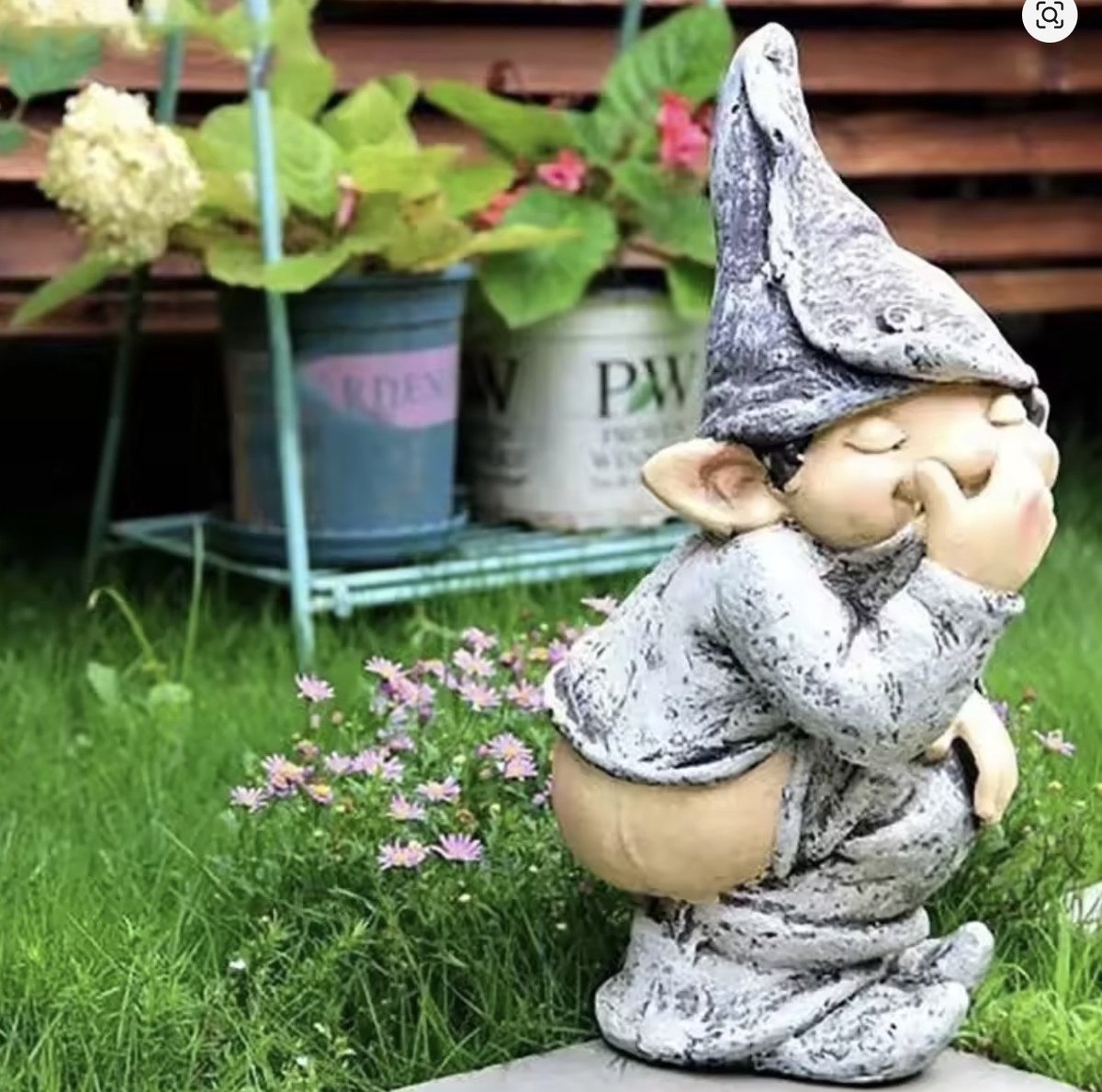 medj-tuinkabouter -stinkende tuinkabouter -decoratie -buiten en.binnen dwerg