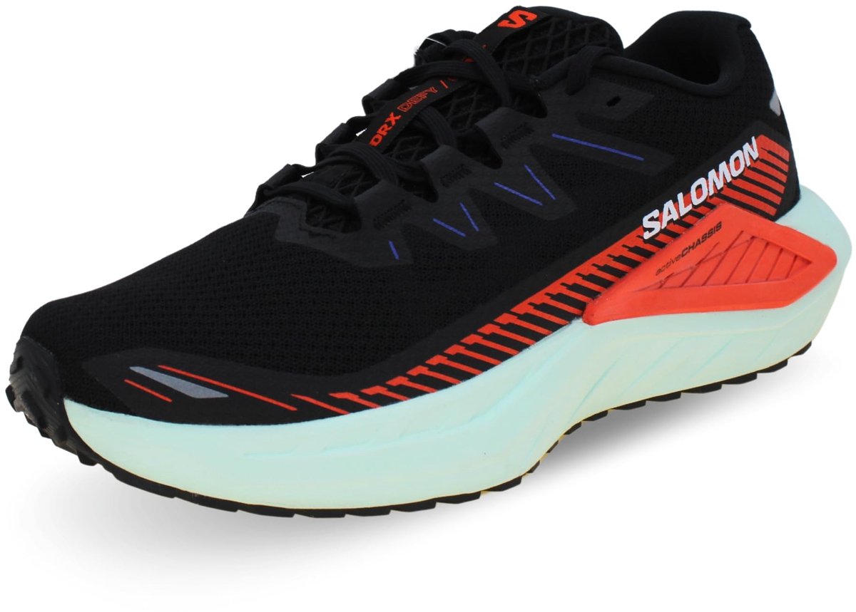 SALOMON DRX DEFY GRVL Hardloopschoenen /Kers/Bay 46 2/3 Zwart