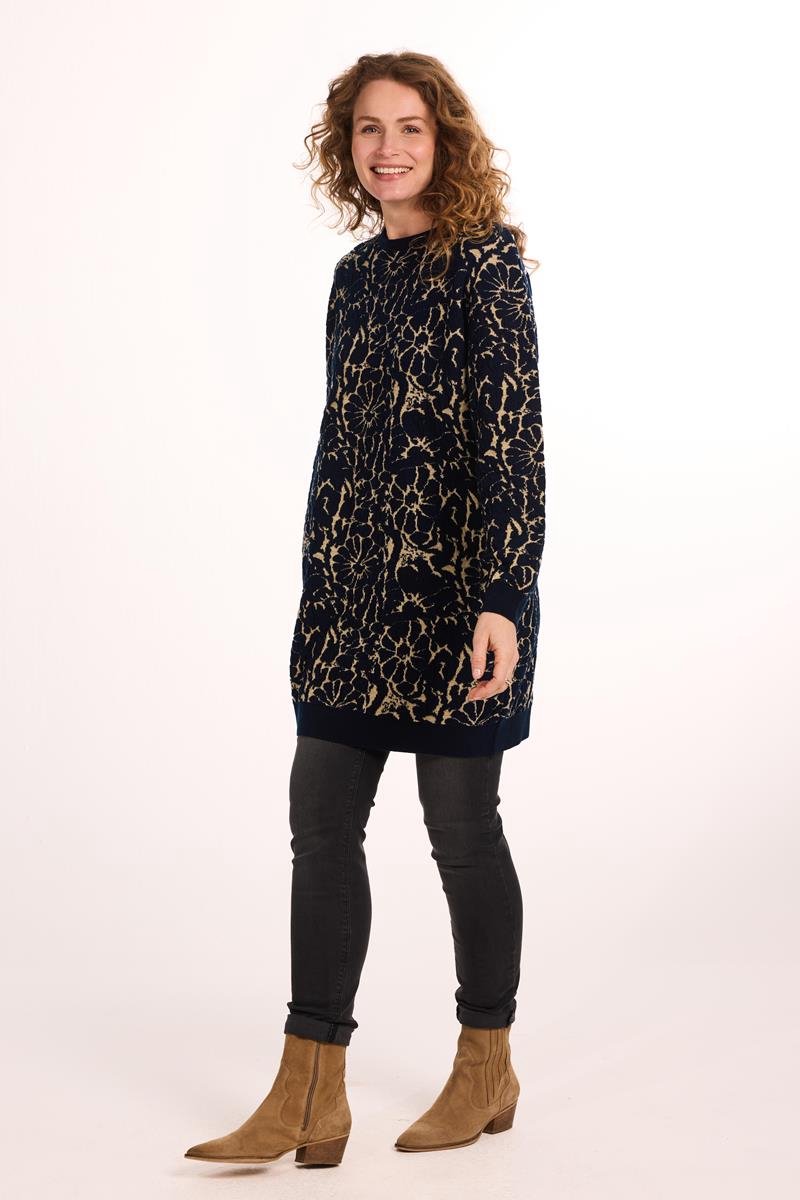 DIDI Dames Pullover Amara Blue Alivio jacquard maat 38