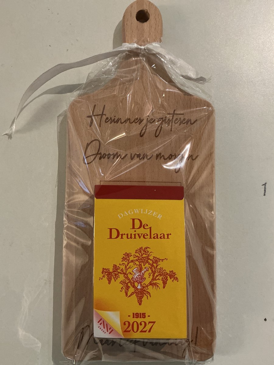 DE DRUIVELAAR SCHEURKALENDER SET HERINNER JE GISTEREN DROOM VAN MORGEN