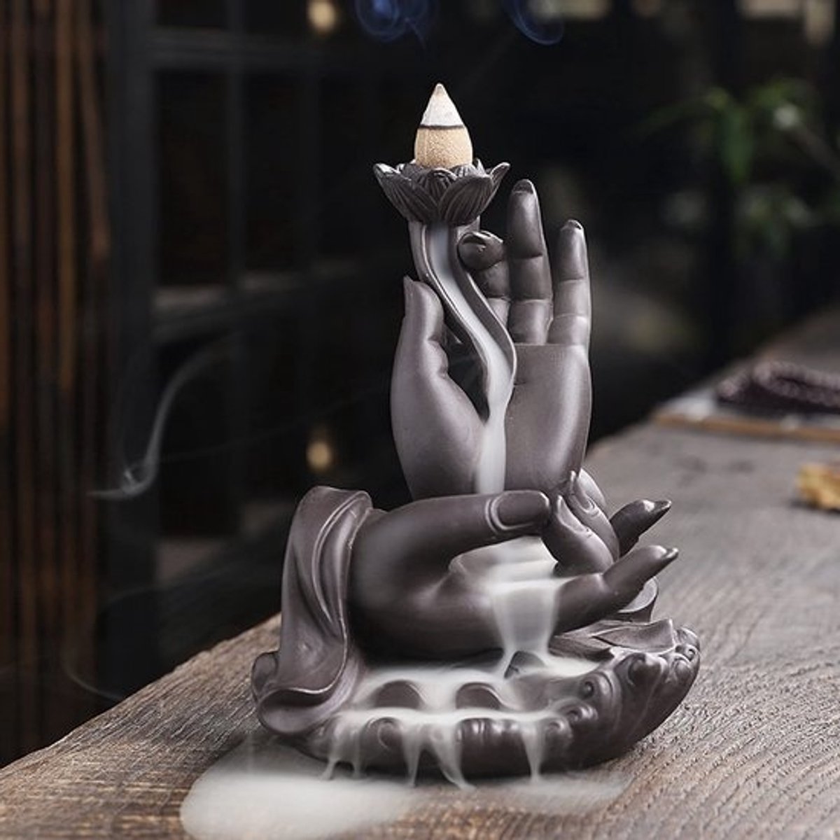 Dailygoods - Wierookbrander waterval - Wierookhouder - Boeddha - Meditatie - Ontspanning - Multifunctioneel