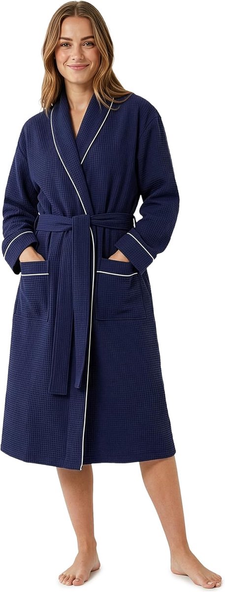 Badjassen voor dames, S-2XL, knusse sjaalkraag, lichte ochtendjassen voor dames, loungewear, huisjas, cadeau voor haar
