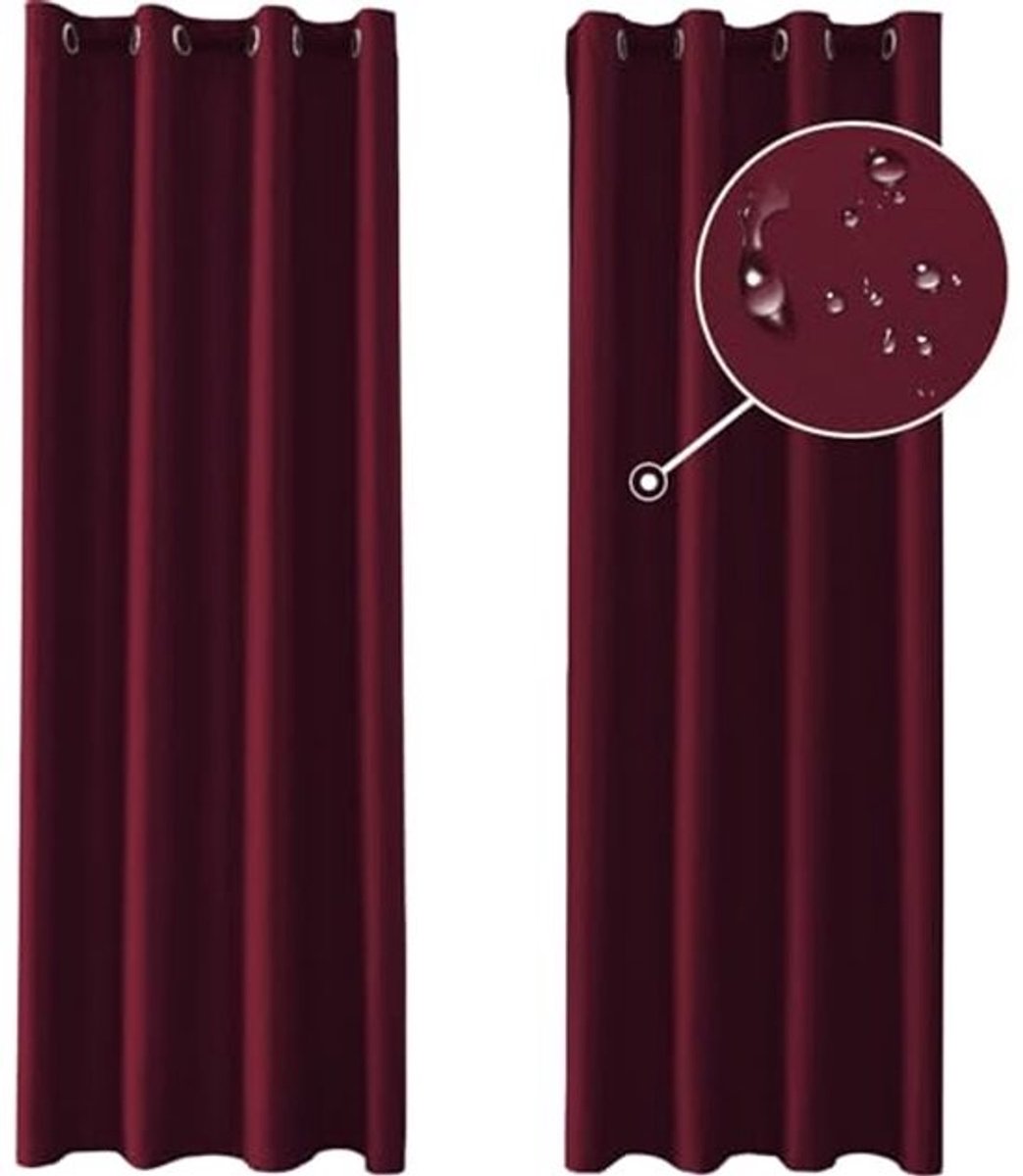 Thermische Zwarte Gordijnen Set van 2 - 140x160 cm - Ideaal voor Slaapkamer en Woonkamer