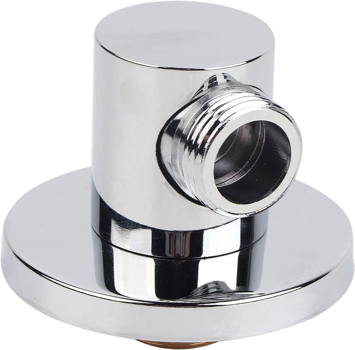 1/2" Douche Muur Elleboog, 1/2 Inch Doucheslang Connector, Doucheslang Connector Muur, Ronde Muur Uitloop Muur Accessoires voor Badkamer