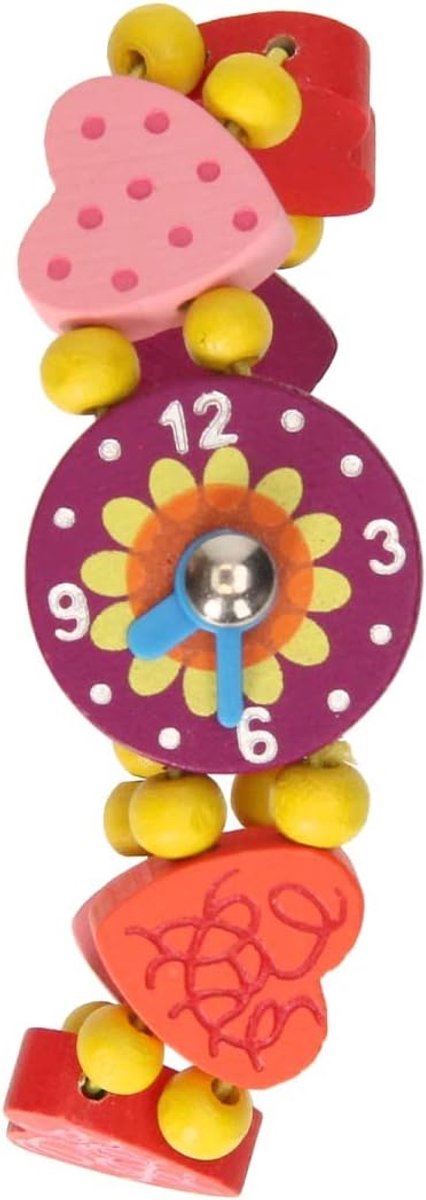 Horloge Hout Hartjes