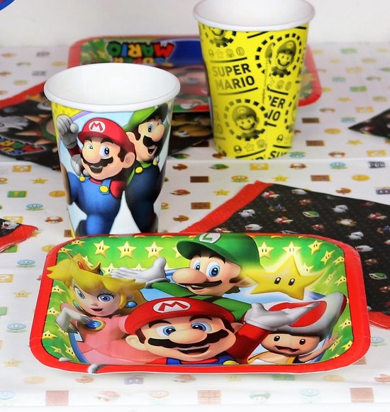 Ampère Tweede leerjaar Ordelijk Super Mario Versiering voor Verjaardag met Super Mario Feestdecoratie |  Feestpakket 12... | bol.com