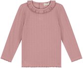 Sweet Petit baby shirt Gaitlin - meisjes - Orange Red - Maat 74
