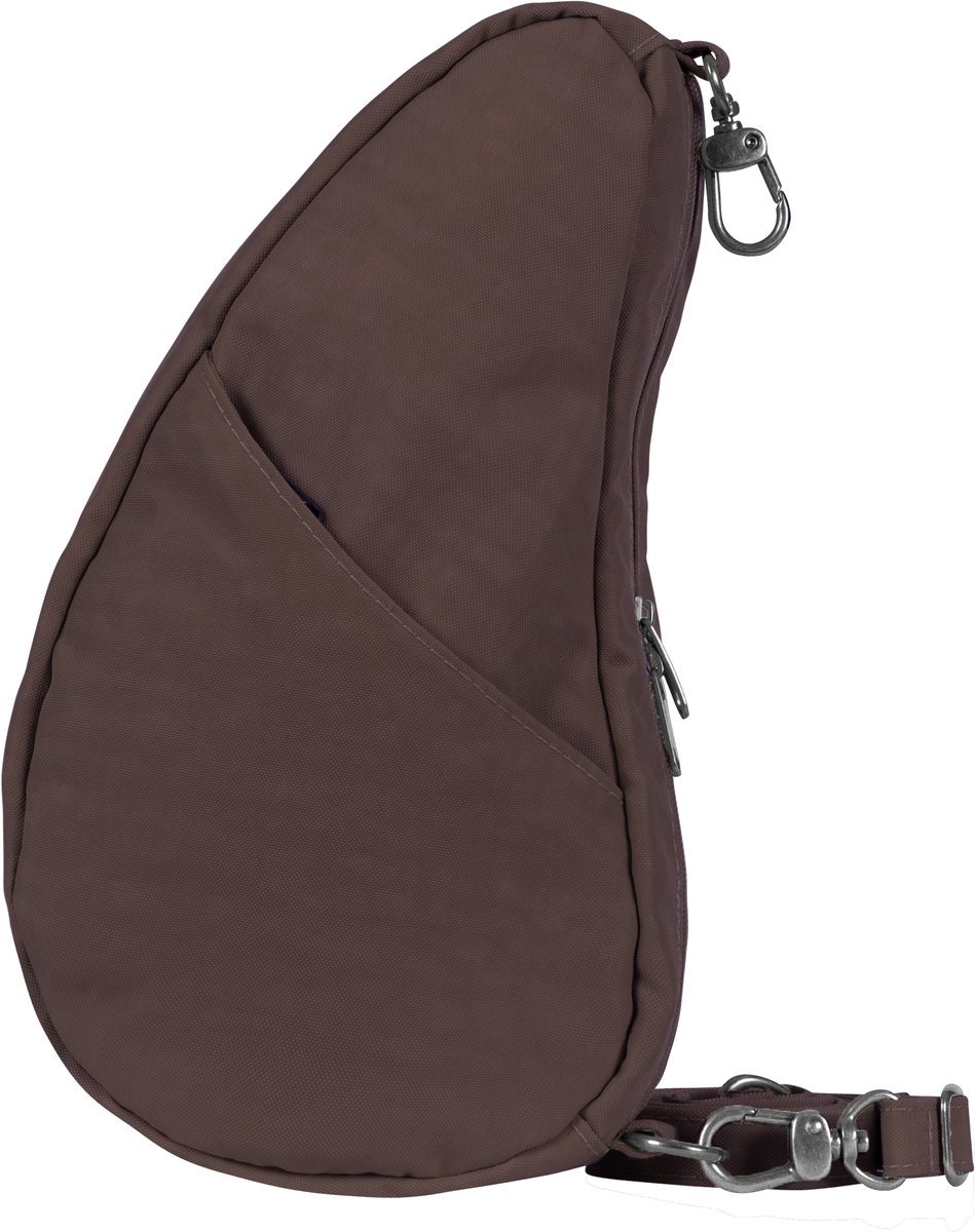 Nomii Healthy Back Bag Baglett Textured Nylon Mocha