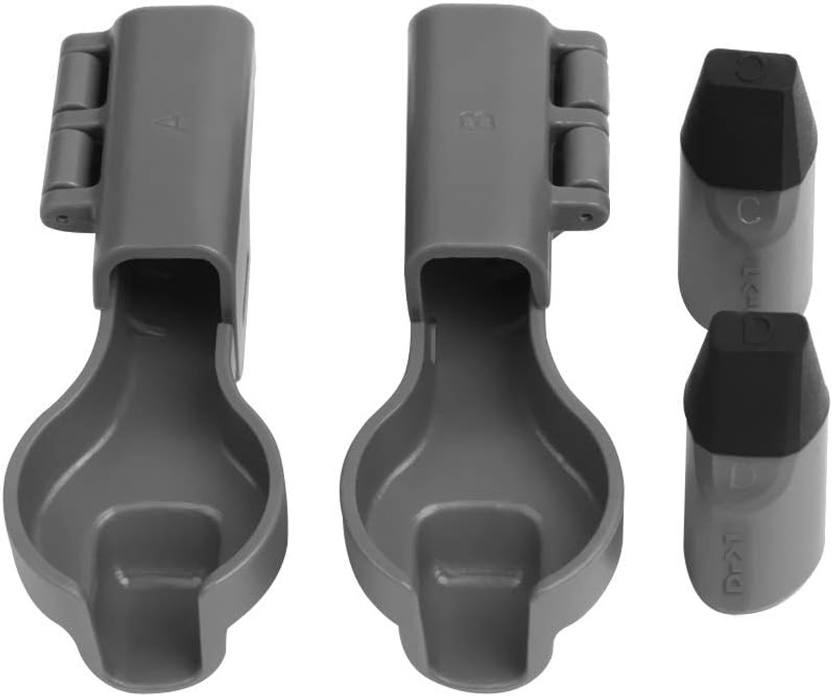 - Quick-Release Drone Landing Gear Extensions voor DJI Mavic 2 Pro en Mavic 2 Zoom Drones, Accessoires voor verhoogde stabiliteit en schokabsorptie, opvouwbare beensteun - Grijs