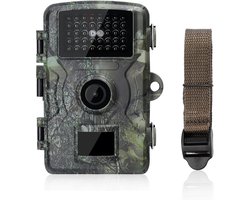 Wildcamera - Jachtcamera Met 16mp Foto En 1080p Video - Onzichtbare 940nm Infrarood Nachtzicht - Ip66 Waterdicht Voor Buiten - 07s Snelle Trigger - Inclusief Bevestigingsriem - Voor Jacht En Wildobservatie