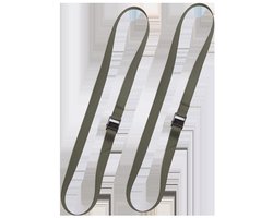 Savotta Pack Straps CAM Buckle 120 cm Groen - sjorbanden set van 2