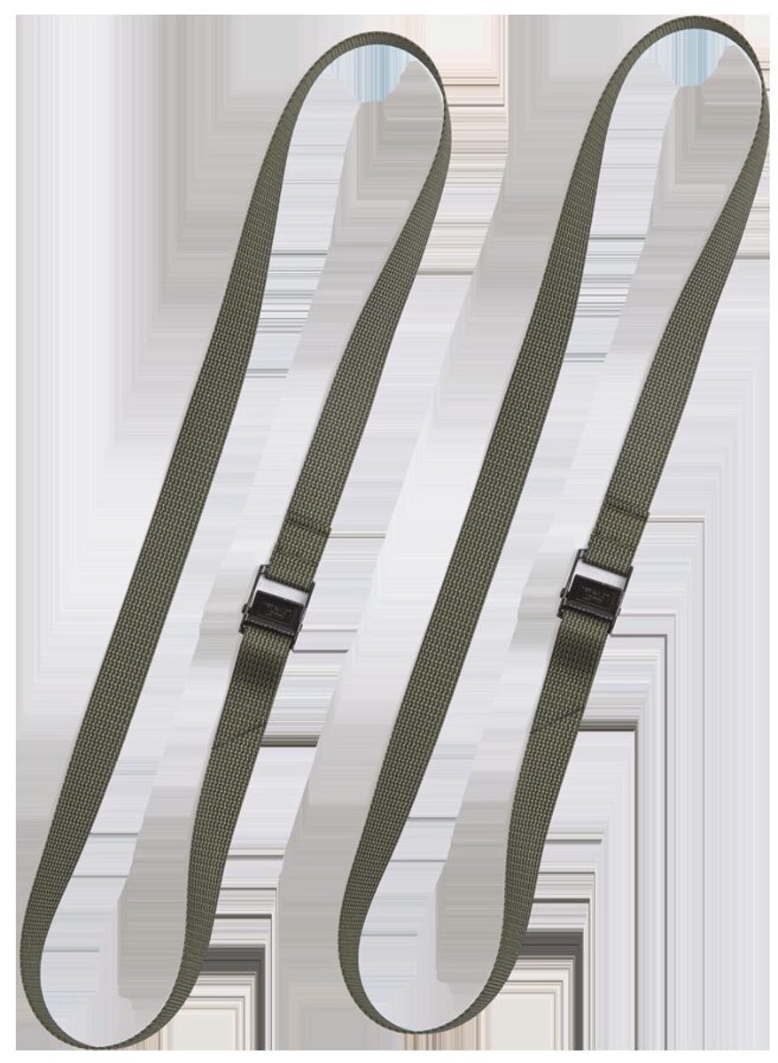 Savotta Pack Straps CAM Buckle 120 cm Groen - sjorbanden set van 2