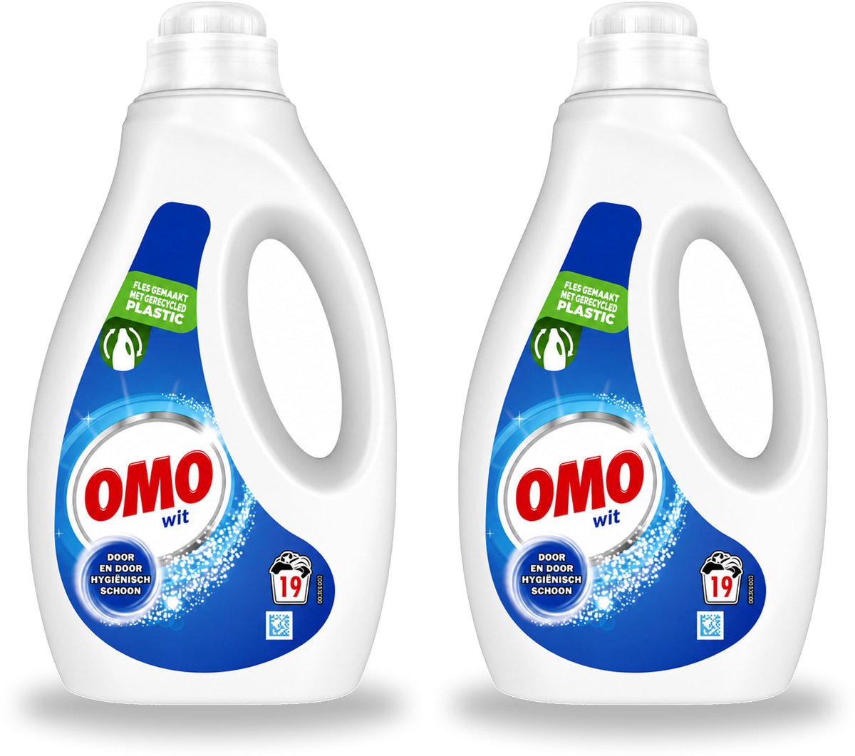 2 x OMO – Vloeibaar Wasmiddel – Wit – 19 Wasbeurten – 950 ml - Bulkverpakking - 2 stuks