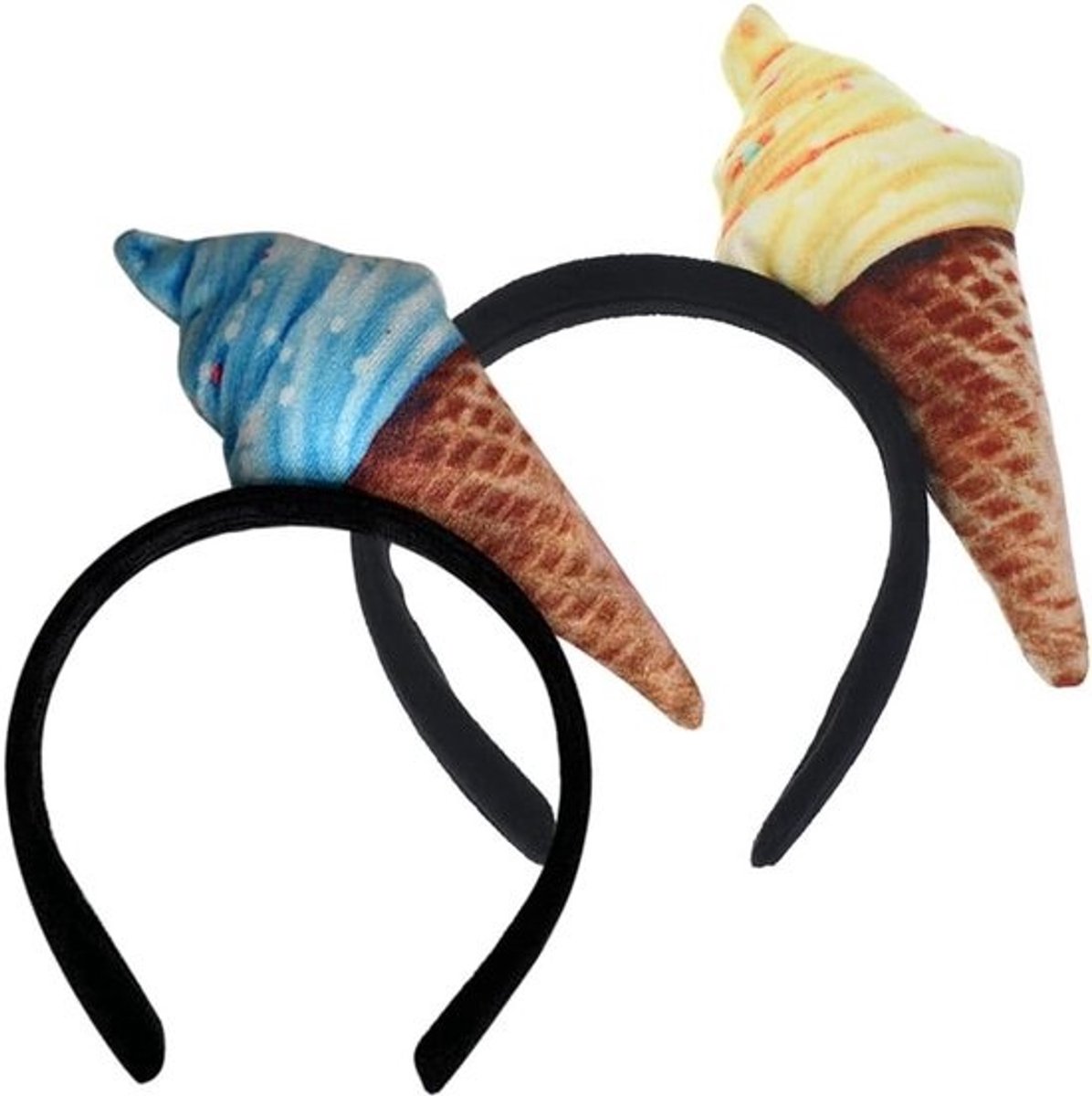 Vrouwelijke Haarbanden met Schattig IJsje Ontwerp - Mode Haaraccessoires voor Dames, Ideaal voor Douchen en Sport