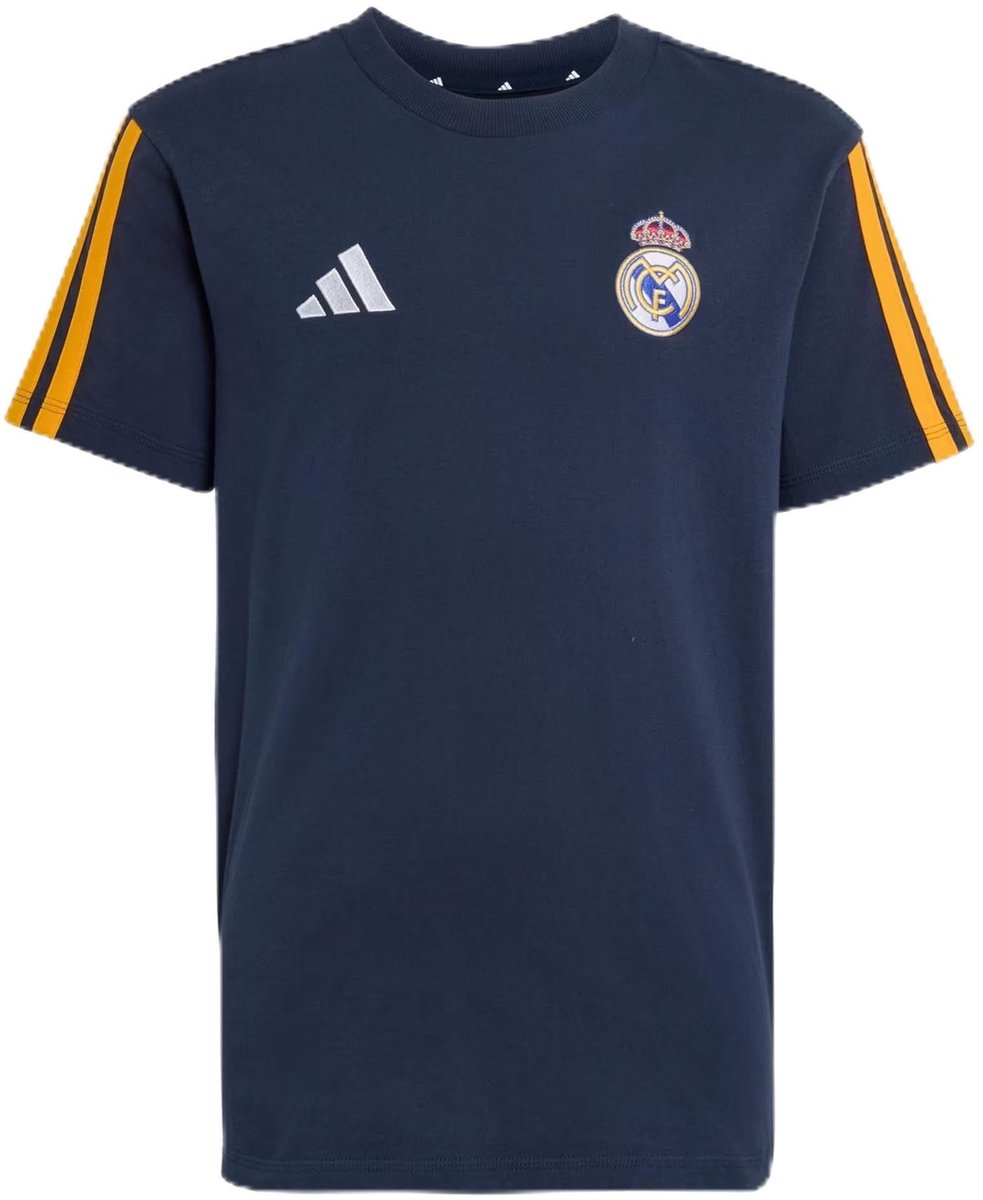 ADIDAS REAL KIDS T-shirt 7-8 JAAR Blauw