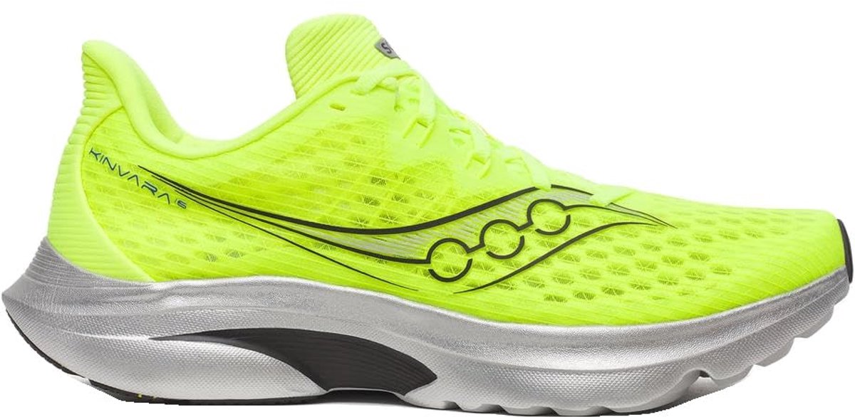Saucony Kinvara 16 Hardloopschoenen Heren Citroen/ 44 1/2 Zwart