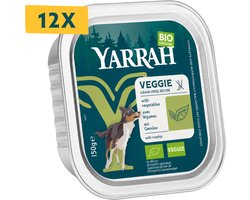 Yarrah Dog Alu Brokjes Vega - Hondenvoer - 12 x 150 g NL-BIO-01