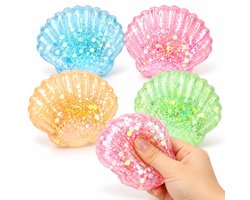 Squishy speelgoed - Schelp Suikergel 7 cm - Super Zachte Slow Rising Maltose Fidget