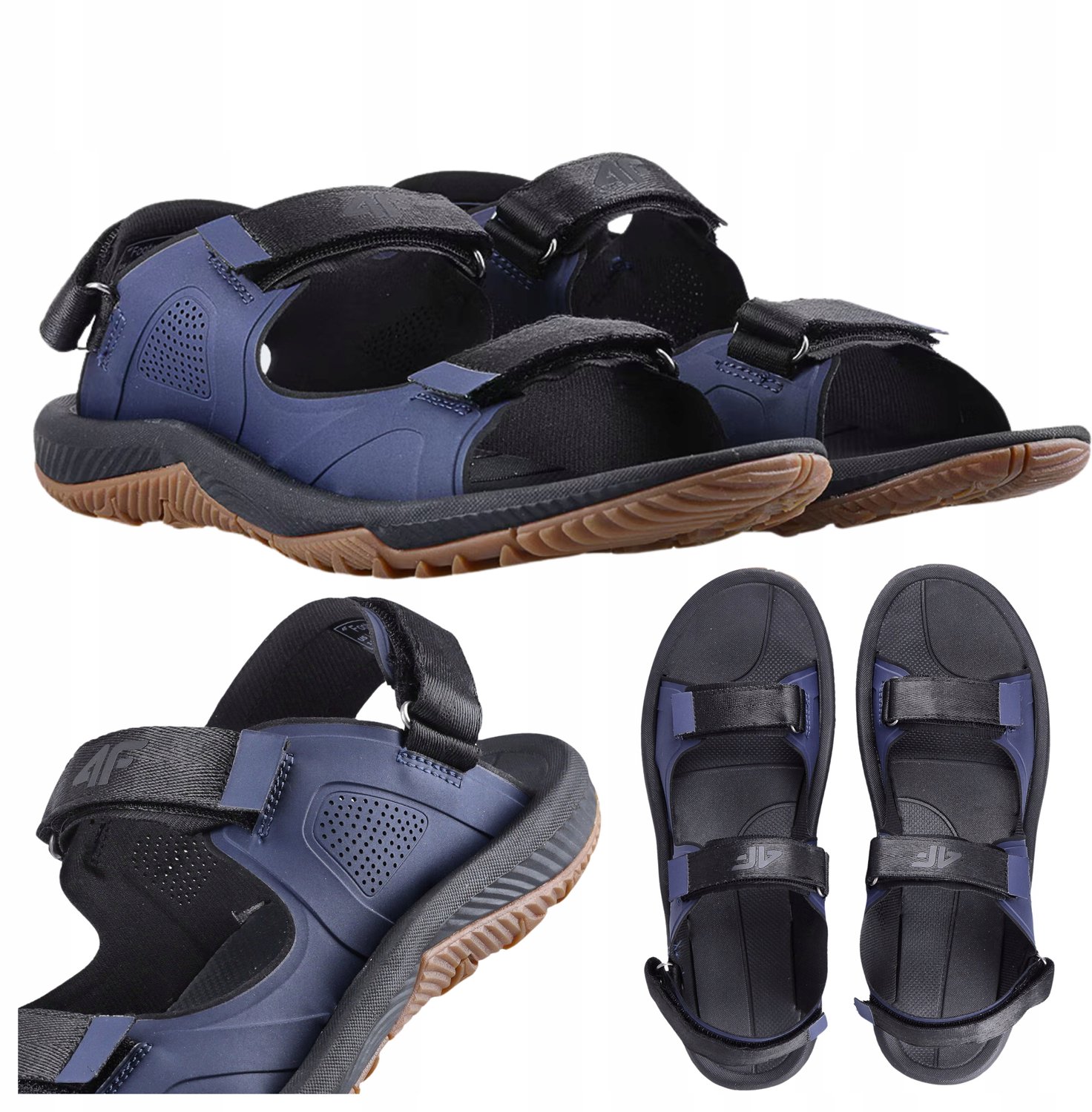 4F Heren Sandalen Lichtgewicht & Comfortabel voor Zomer Blauw