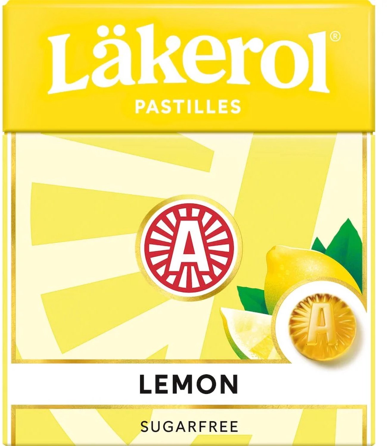 Lakerol Läkerol Lemon Doosje - 24x 25 gr