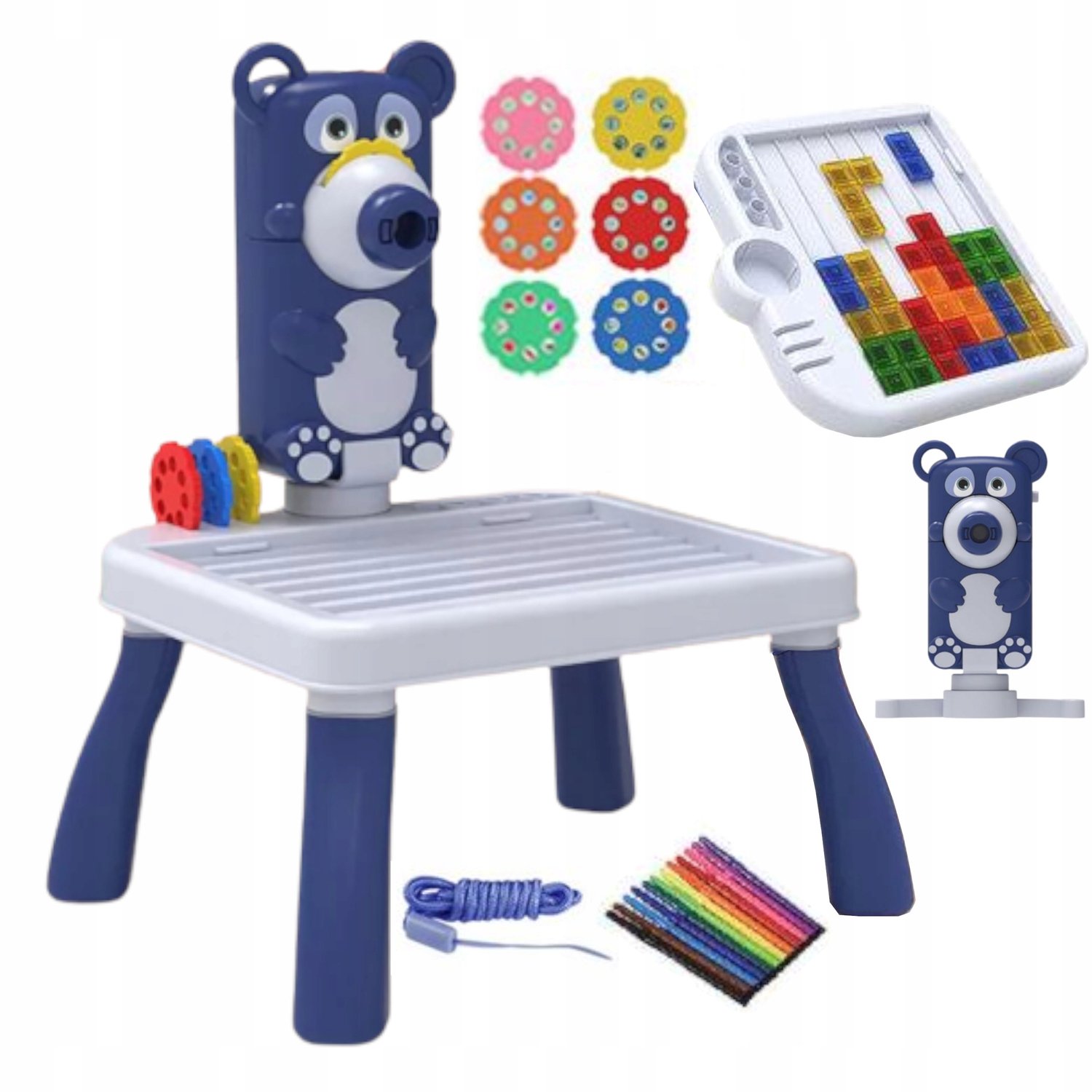 Projector Tafel Beer Tetris Tekenen & Lampje 2200-10