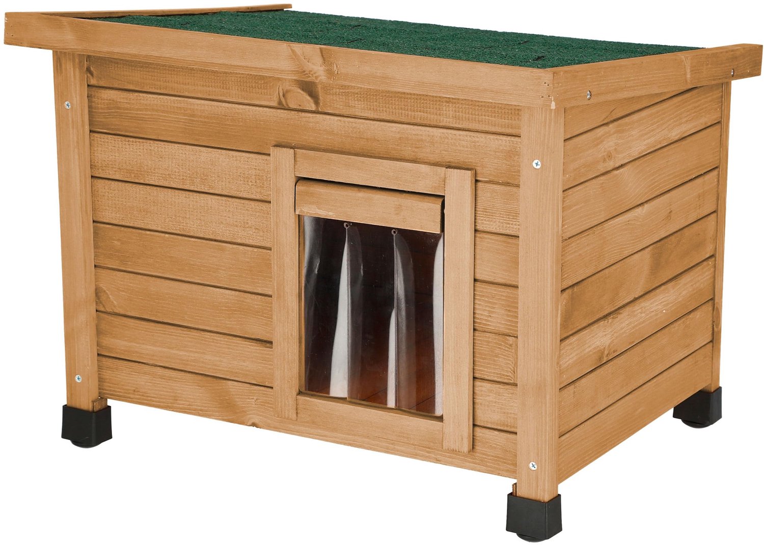Famanu – Kattenhuis van hoogwaardig vurenhout, 57 x 45 x 43 cm