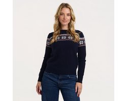 Gareth & Lucas - Knitted Sweater Nordic - S - Zachte en Warme Gebreide Trui - Dames - Wintersport