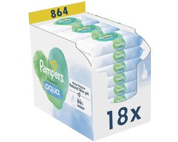 Pampers - Harmonie Aqua - Billendoekjes - 1728 doekjes - 36 x 48