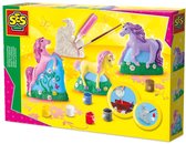 SES Creative Gieten en Schilderen Set - 3 Paarden in 3D - Voor Meisjes vanaf 5 Jaar - Knutselen - Schoencadeautjes Sinterklaas