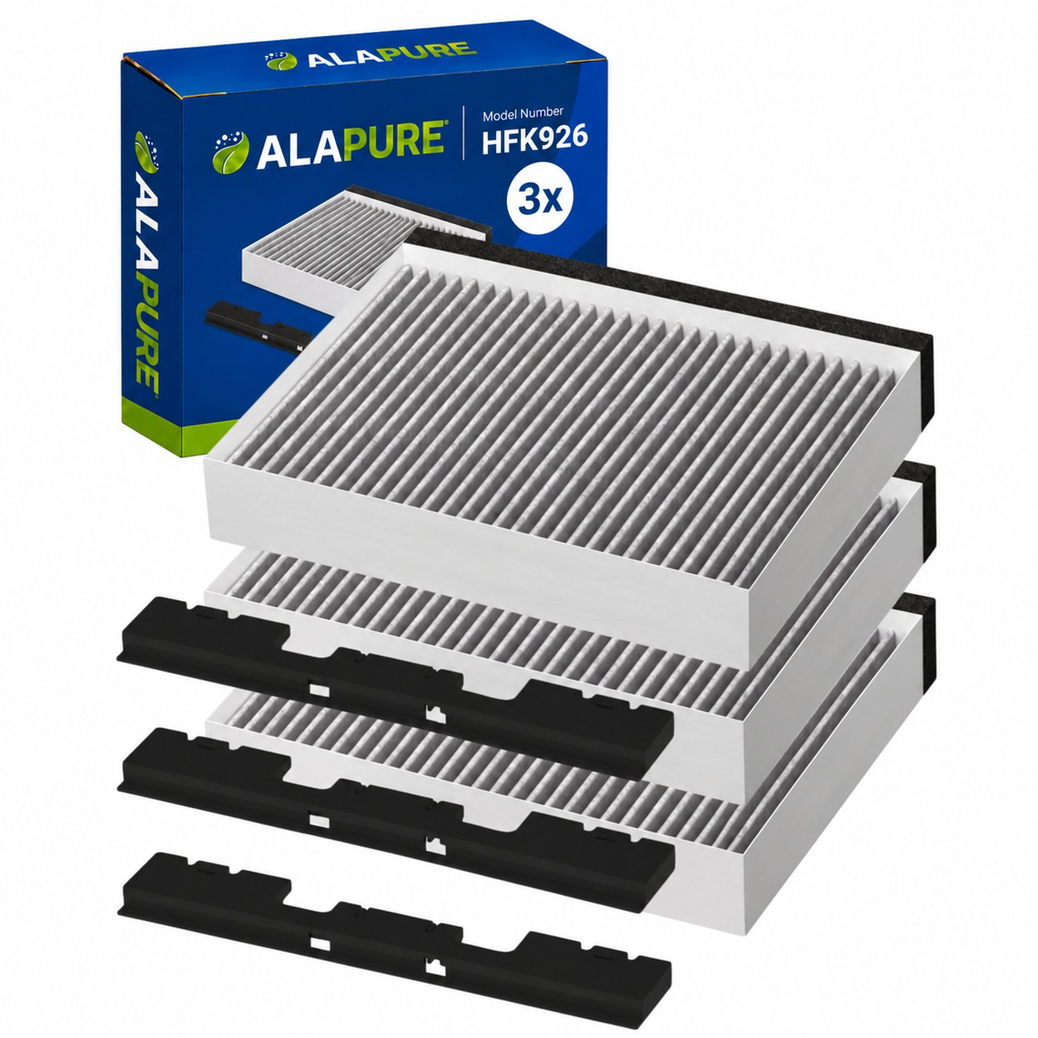 3x CleanAir Koolstoffilter voor Neff 11049701 / Z5101X1