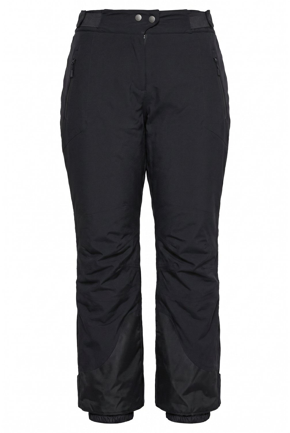 Ulla Popken - Dames - HYPRAR functionele broek waterdicht klittenband ski broek - Zwart - Maat 48