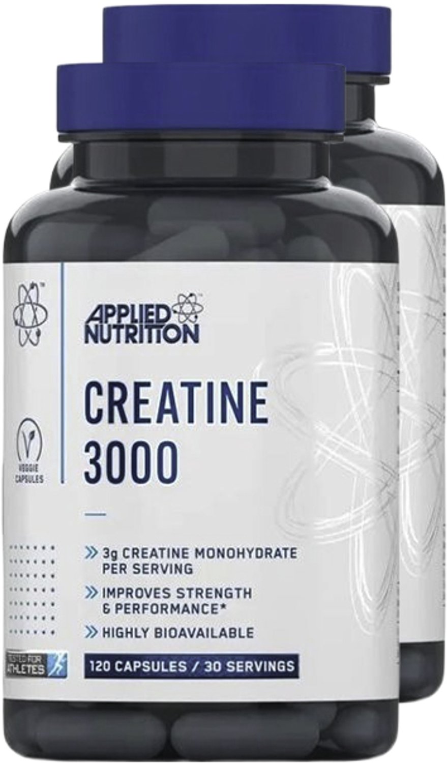 Applied Nutrition | Creatine 3000 | 120 Capsules | 2 Stuks | 2 x 120 capsules