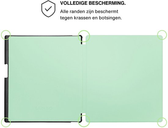 Lunso ReMarkable Paper Pure book folio cover PU leer hoes - Groen — afbeelding 5