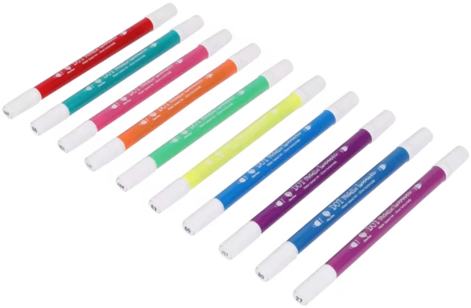 DécoTime twinmarkers Dot 10 stuks - Tropisch