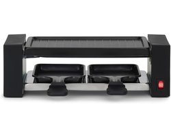 SNJY® Gourmetstel - Gourmetplaat - Gourmet Elektrisch - 400 W - Zwart