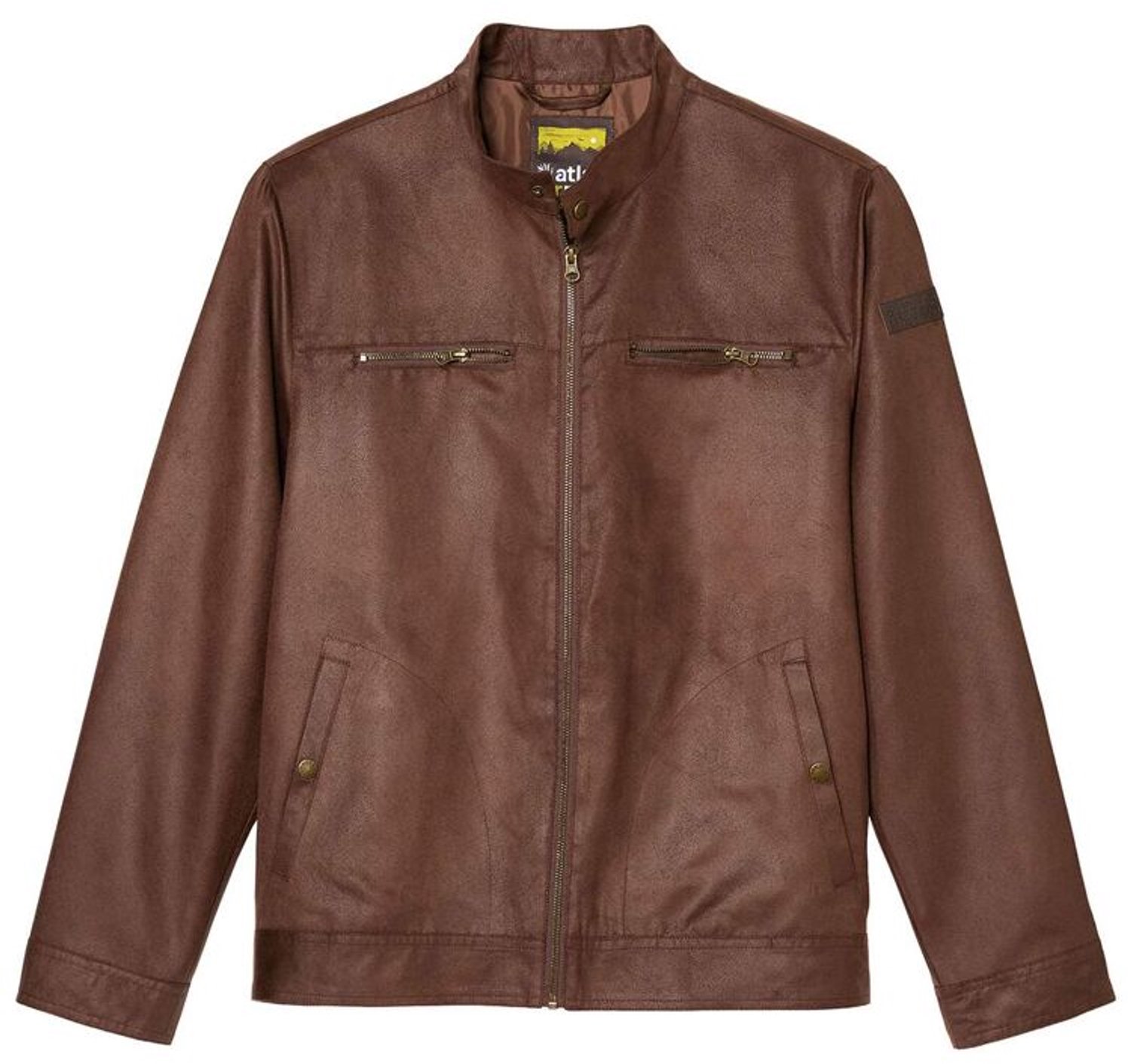 ATLAS FOR MEN - Suèdine jack met verouderd effect - Heren - Verkrijgbaar in grote maten - XXL