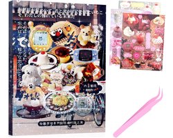Manga Stickerboek met 45 Bladen, Meer dan 800 Onderdelen, Heisei Retro Romantische Herinneringen, Aesthetic en Koreaanse Stickers