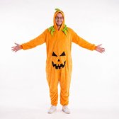 Pompoen Onesie - Oranje - Halloween - Pyjama - Kleding - Kostuum - Costume