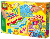 SES Creative Ik Leer Knippen XXL - 24 Knipvellen met 2 Scharen - Vanaf 3 Jaar - Kinderschaar - Schoencadeautjes Sinterklaas
