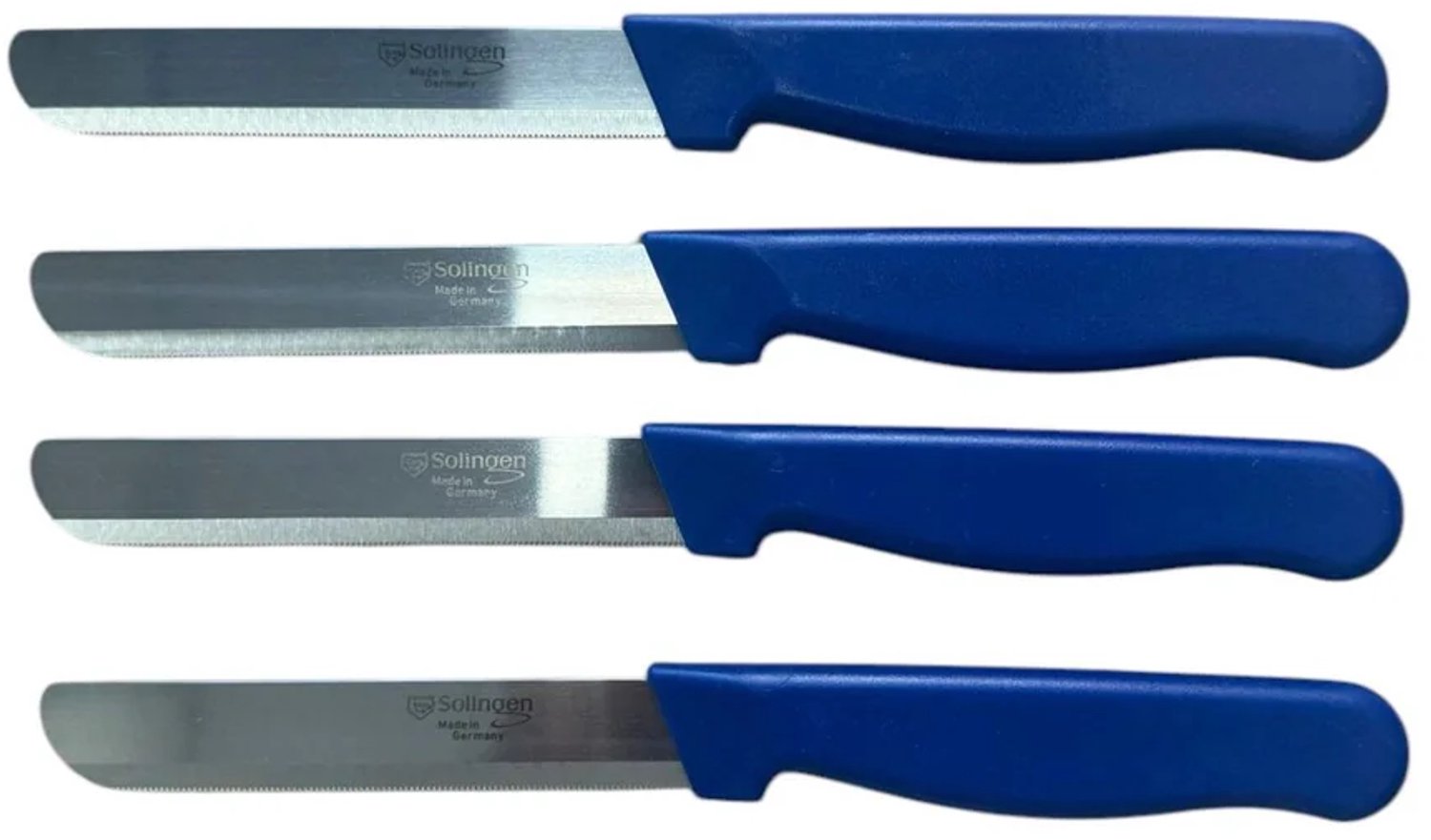 Solingen XL - Allround Messenset met Kartel - Blauw - Set van 4 - XL
