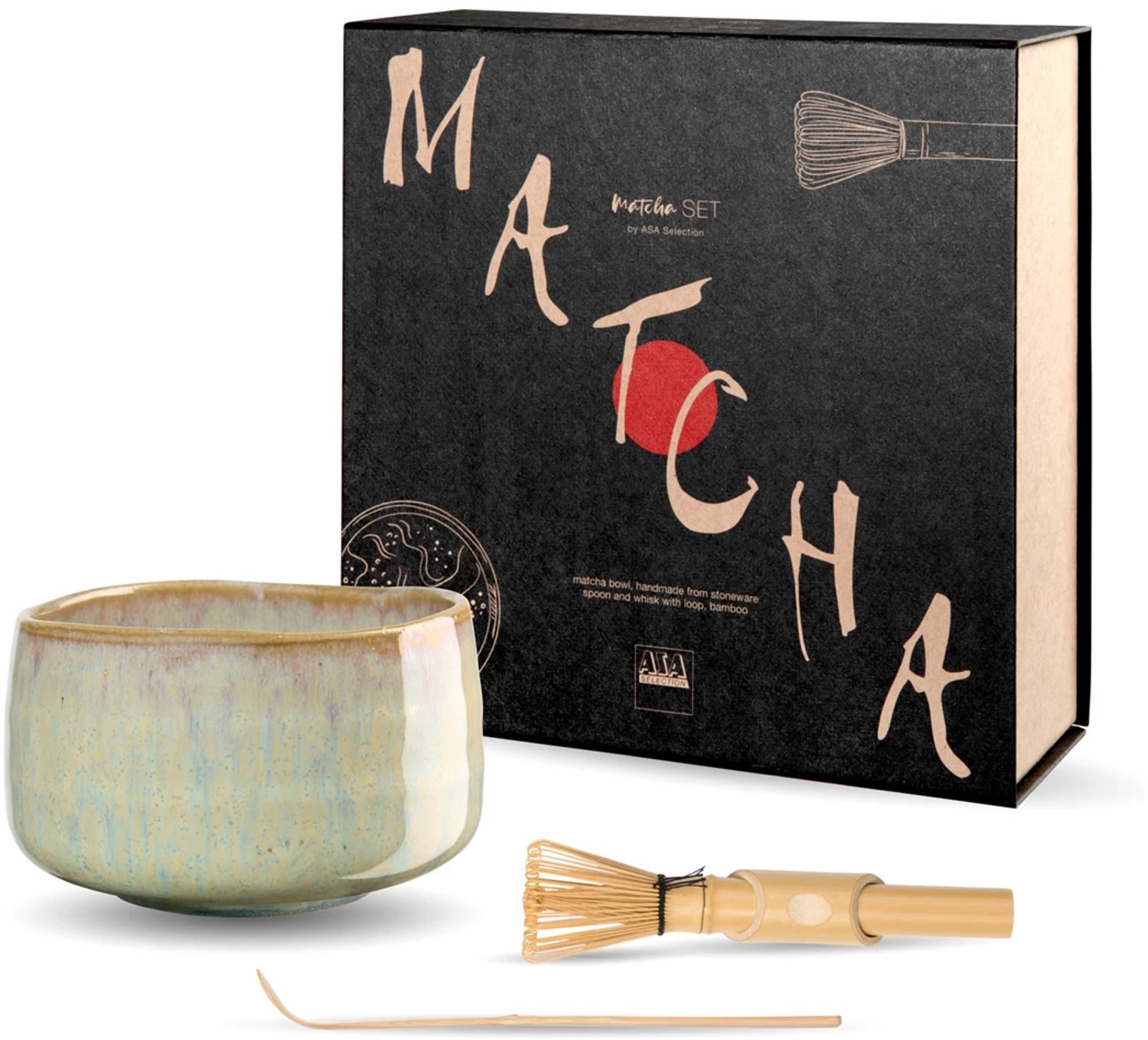 Asa matcha set giftbox ishi shiny